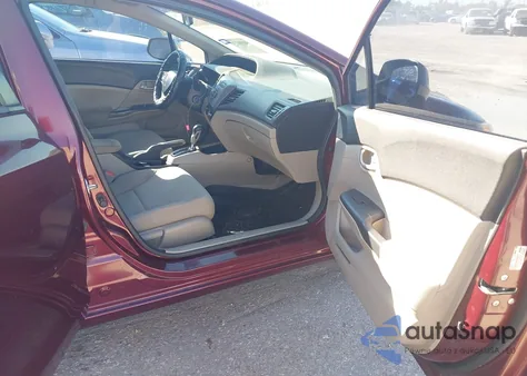 2012 Honda Civic Lx z USA, uszkodzony, nr VIN 2HGFB2F54CH579420